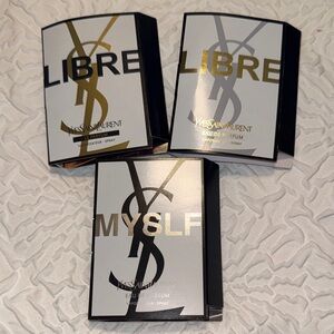 Yves Saint Laurent Perfume Trio in Black and Gold